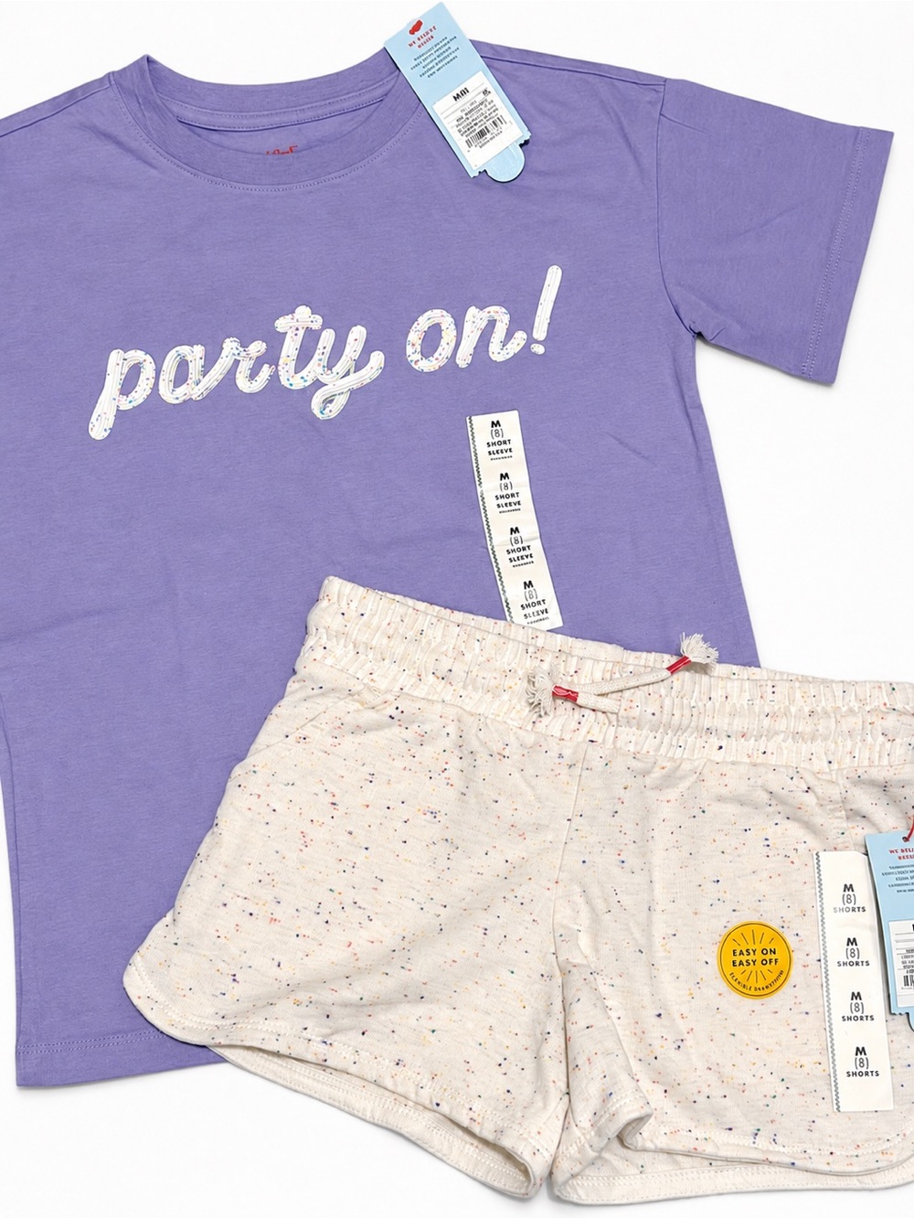 Cat & Jack 2 Piece Short Set Girl Medium 8